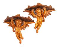 An Italian Grotto Bracket Height 11 x width 14 x depth 7 inches. — 19TH CENTURY