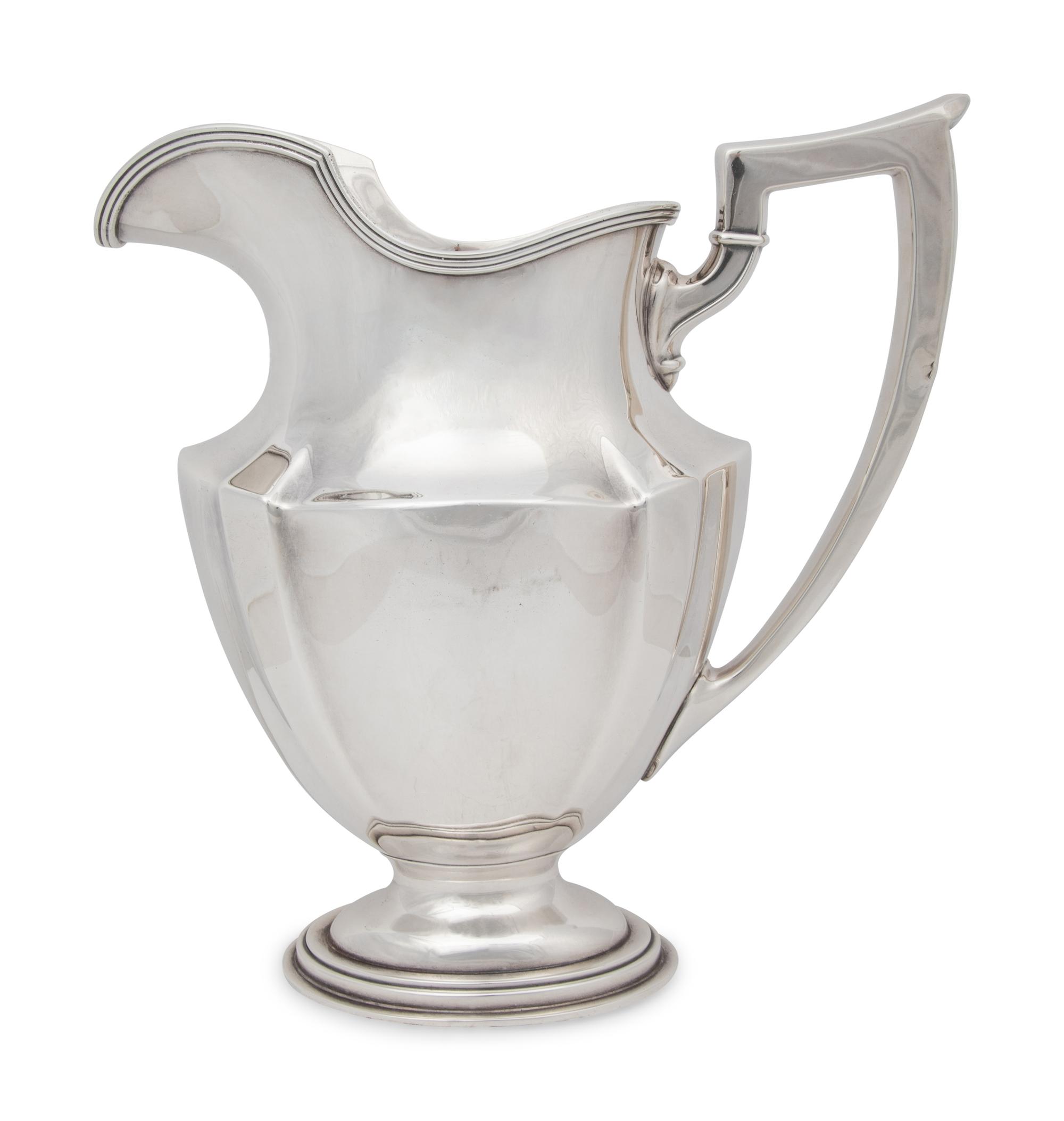 An American Silver Water Pitcher
