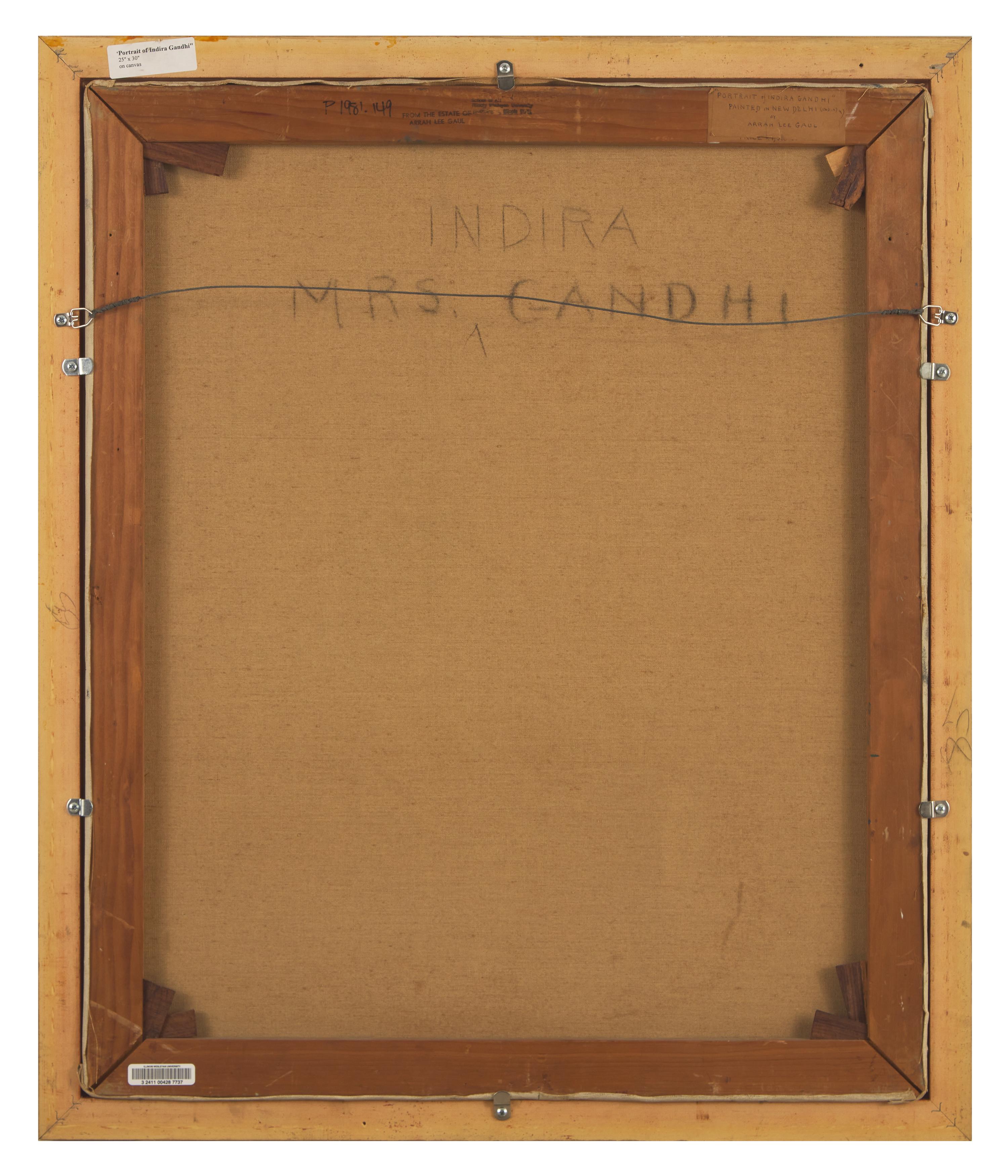 Portrait of Indira Gandhi