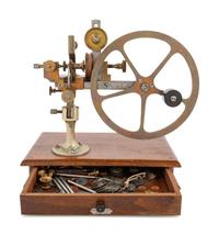 A Swiss Brass and Steel Watch Maker's Rounding Up Tool
