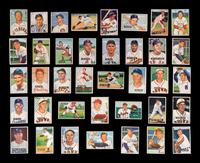 A Group of 38 1950, 1951 and 1952 Bowman Baseball Cards,