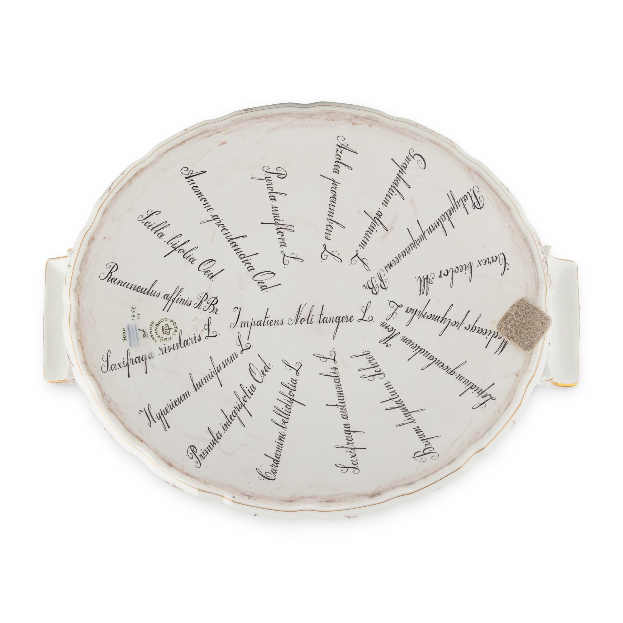 A Royal Copenhagen Flora Danica Porcelain Monteith
