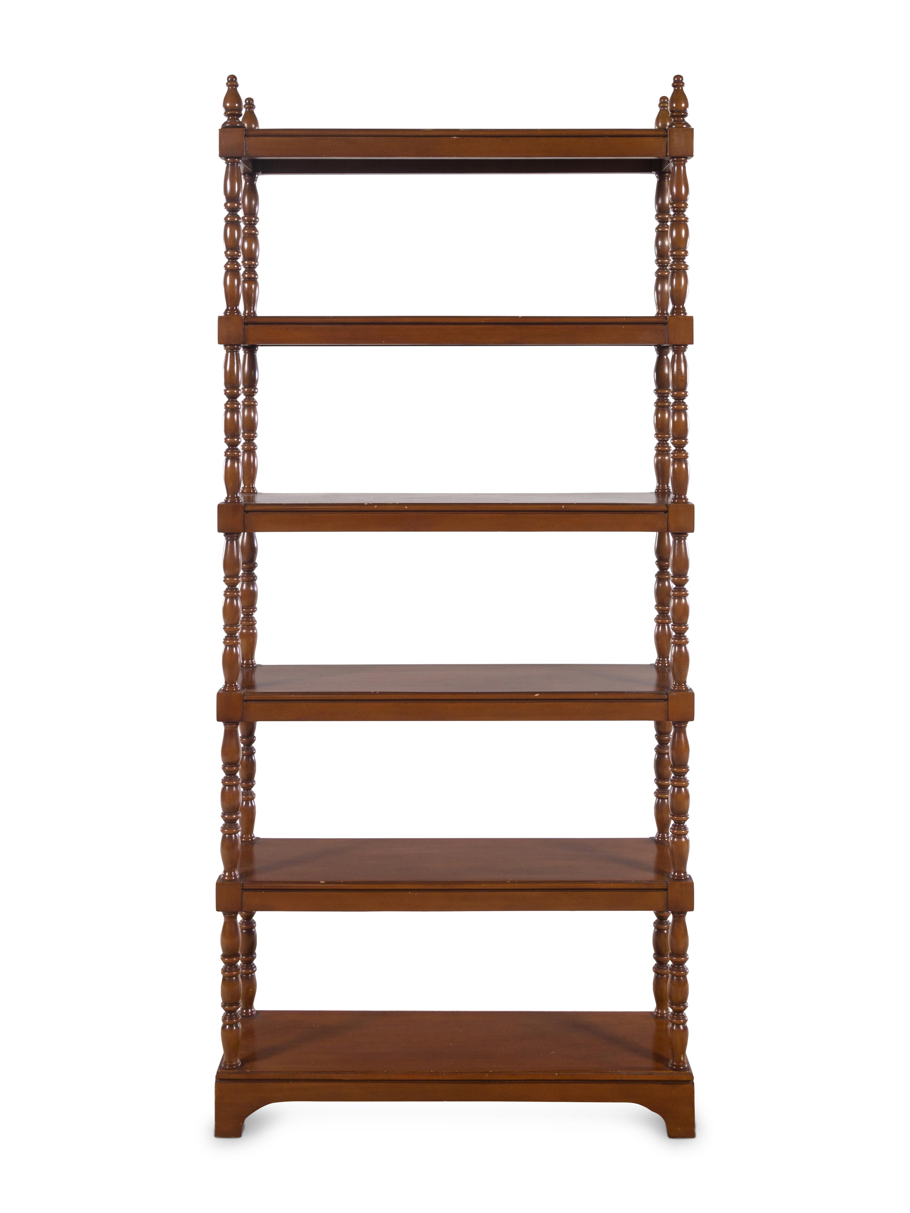 A Regency Style Walnut Étagère