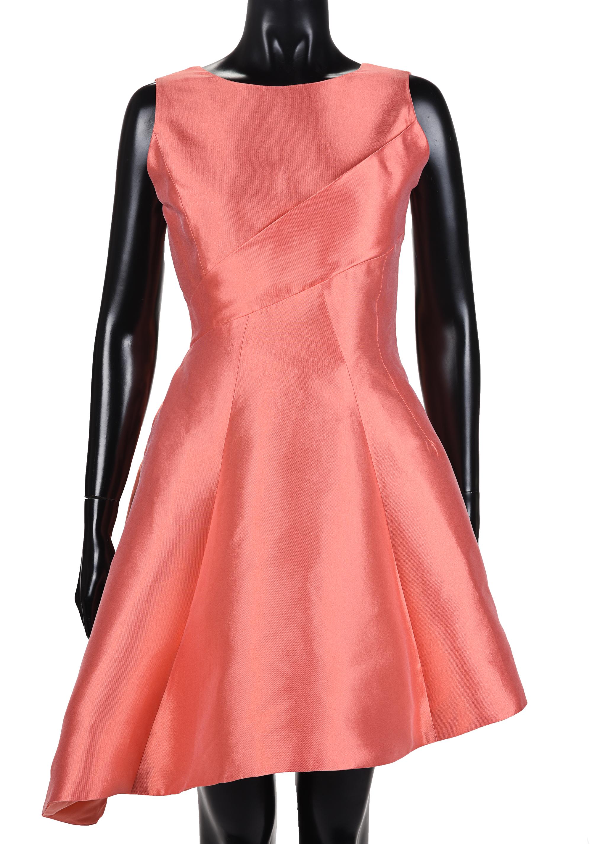 Four Designer Dresses: Two Oscar de la Renta, One Balenciaga, and One Christian Dior, 2000s
