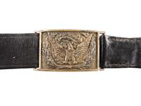 [CIVIL WAR]. Belt equipped with a Model 1851 officer's sword belt plate.