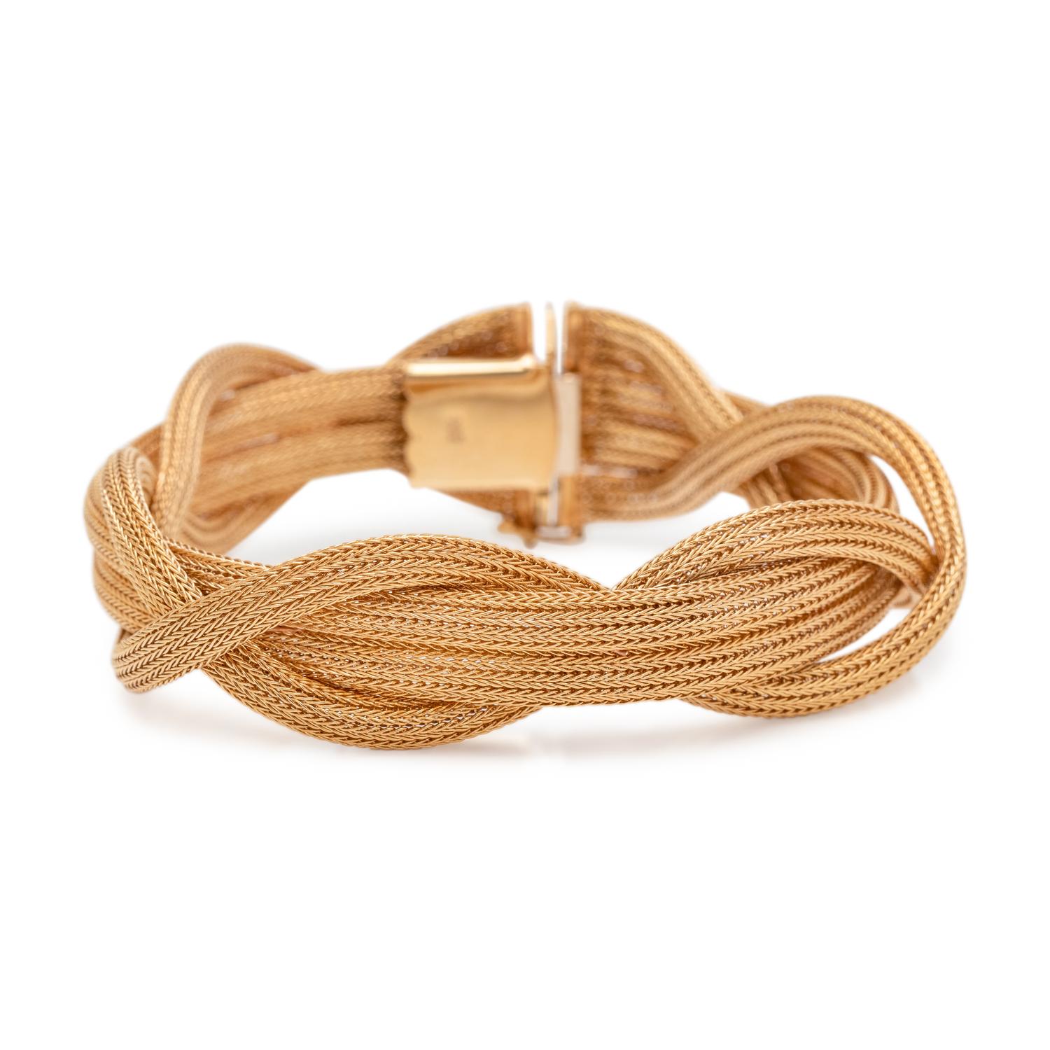 YELLOW GOLD BRACELET
