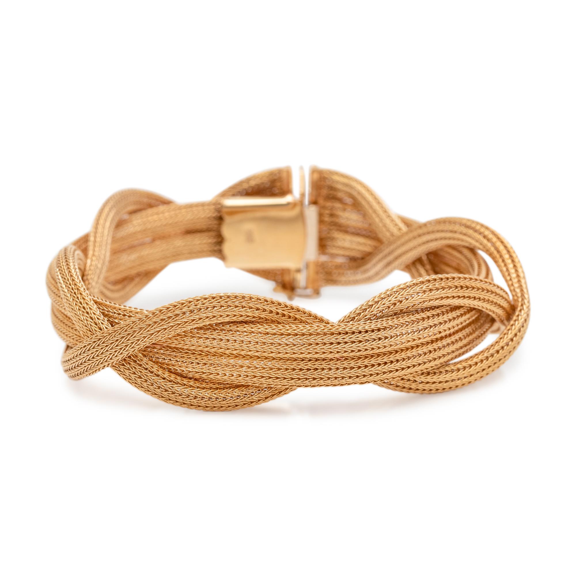 YELLOW GOLD BRACELET