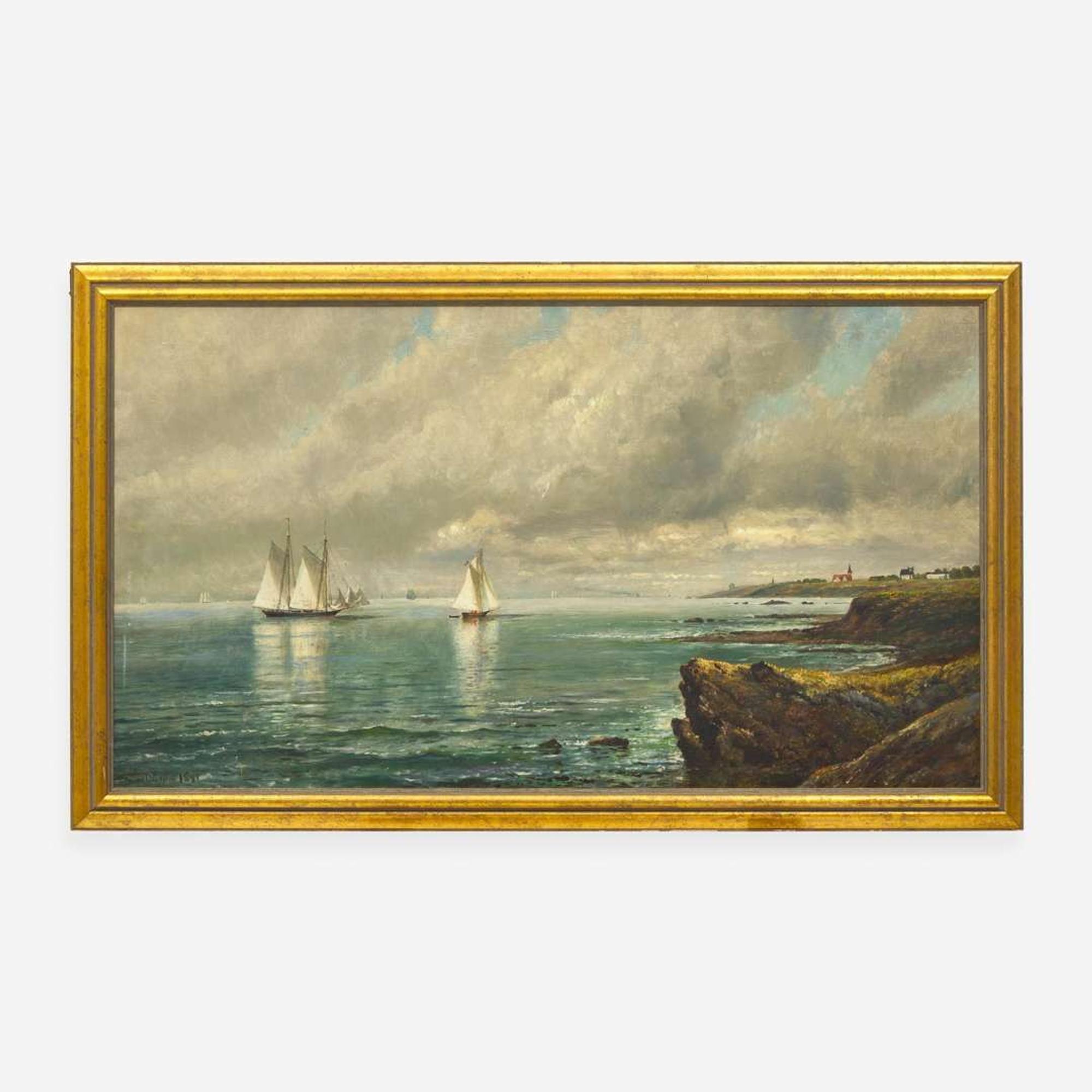 Edmund Darch Lewis (American, 1835–1910) Seascape