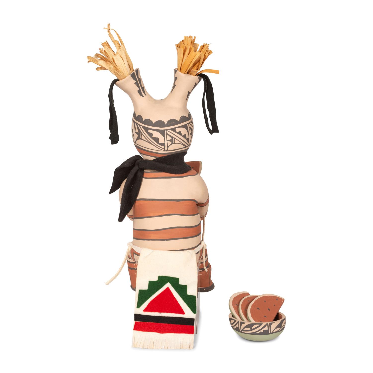 Pottery Koshare with Watermelon