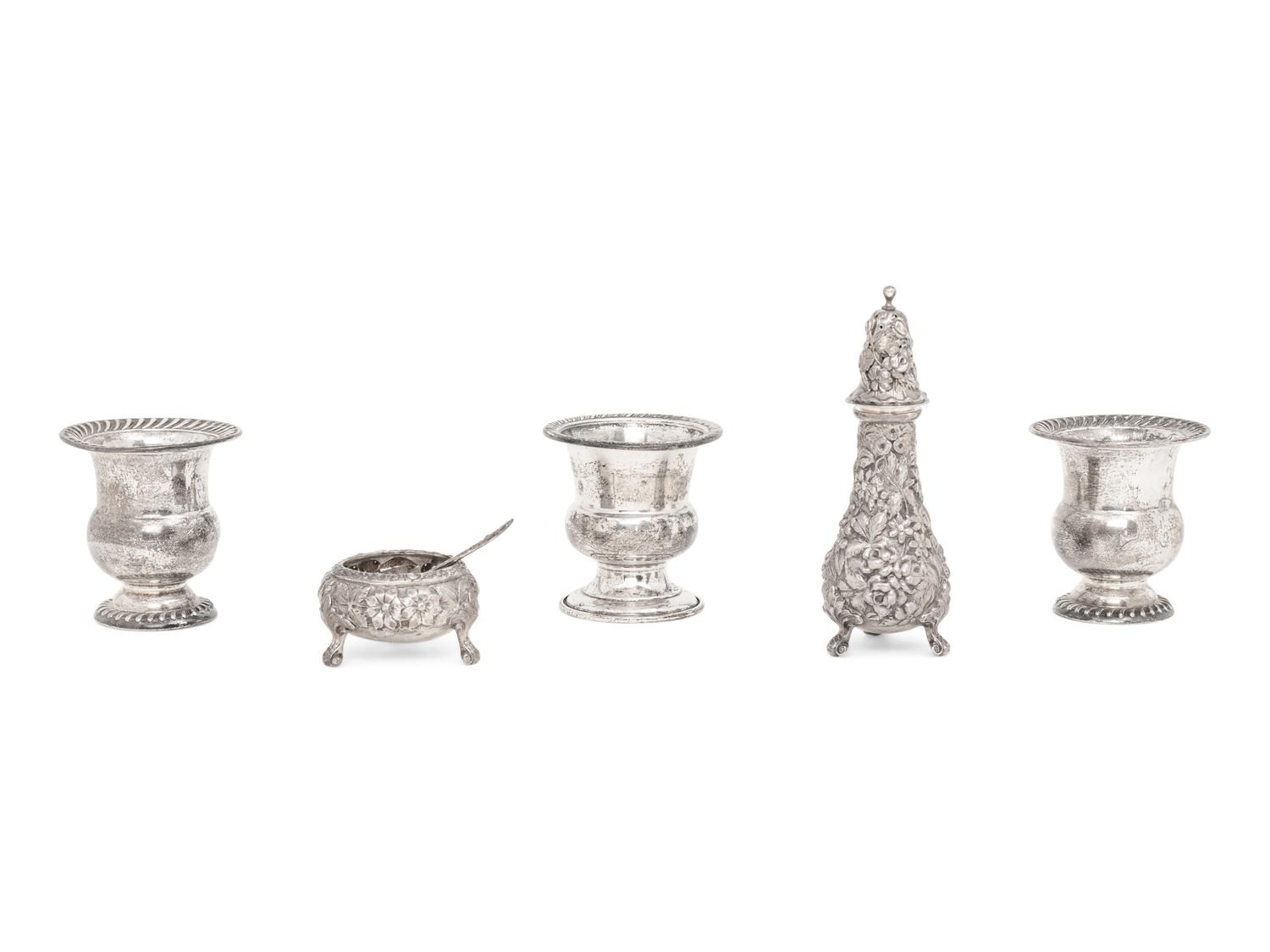 A Group of American Silver Table Articles
