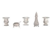 A Group of American Silver Table Articles