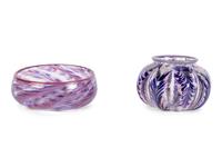 Two Contemporary Glass Articles