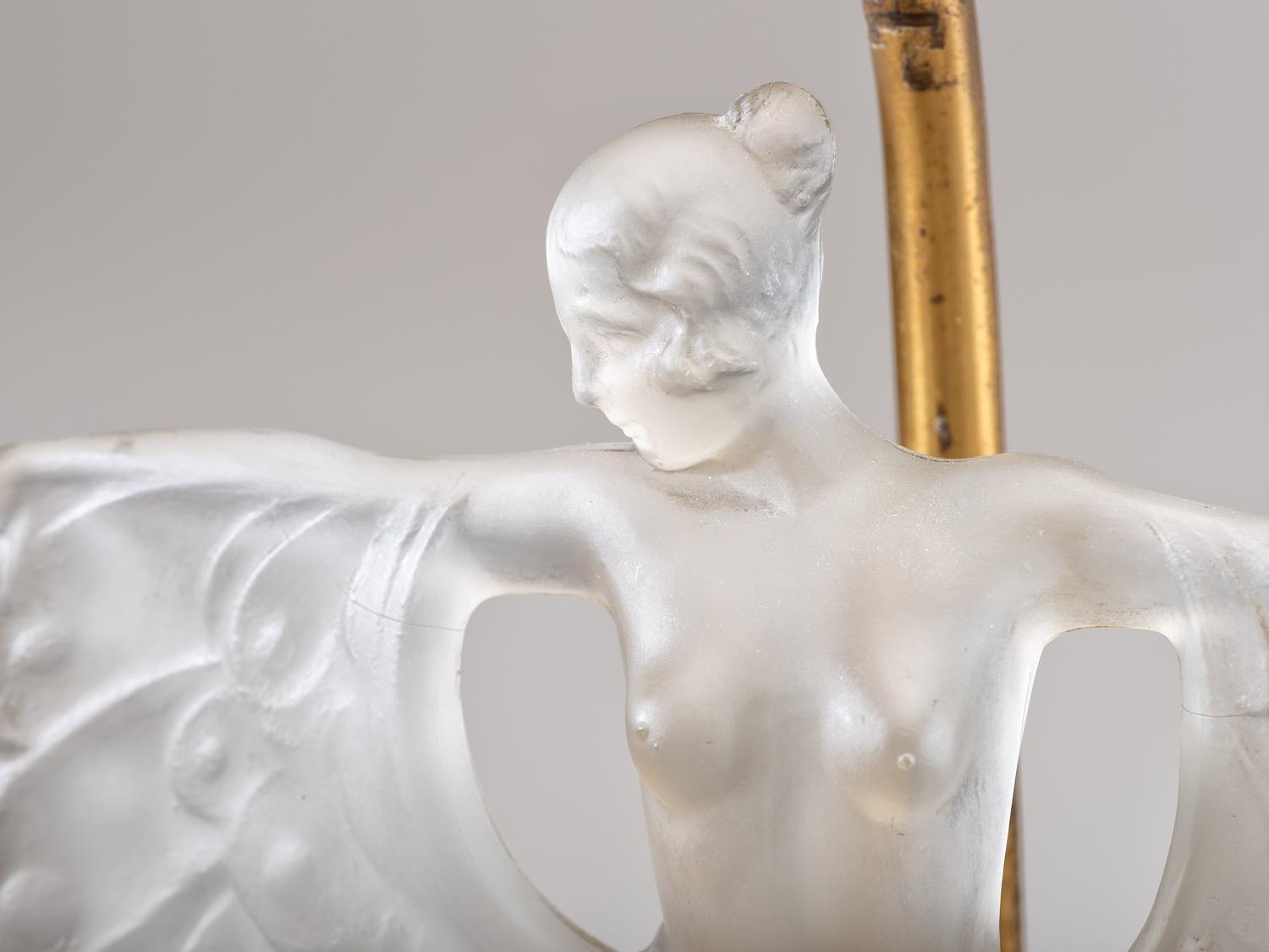 Pair of Art Deco Boudoir Lamps