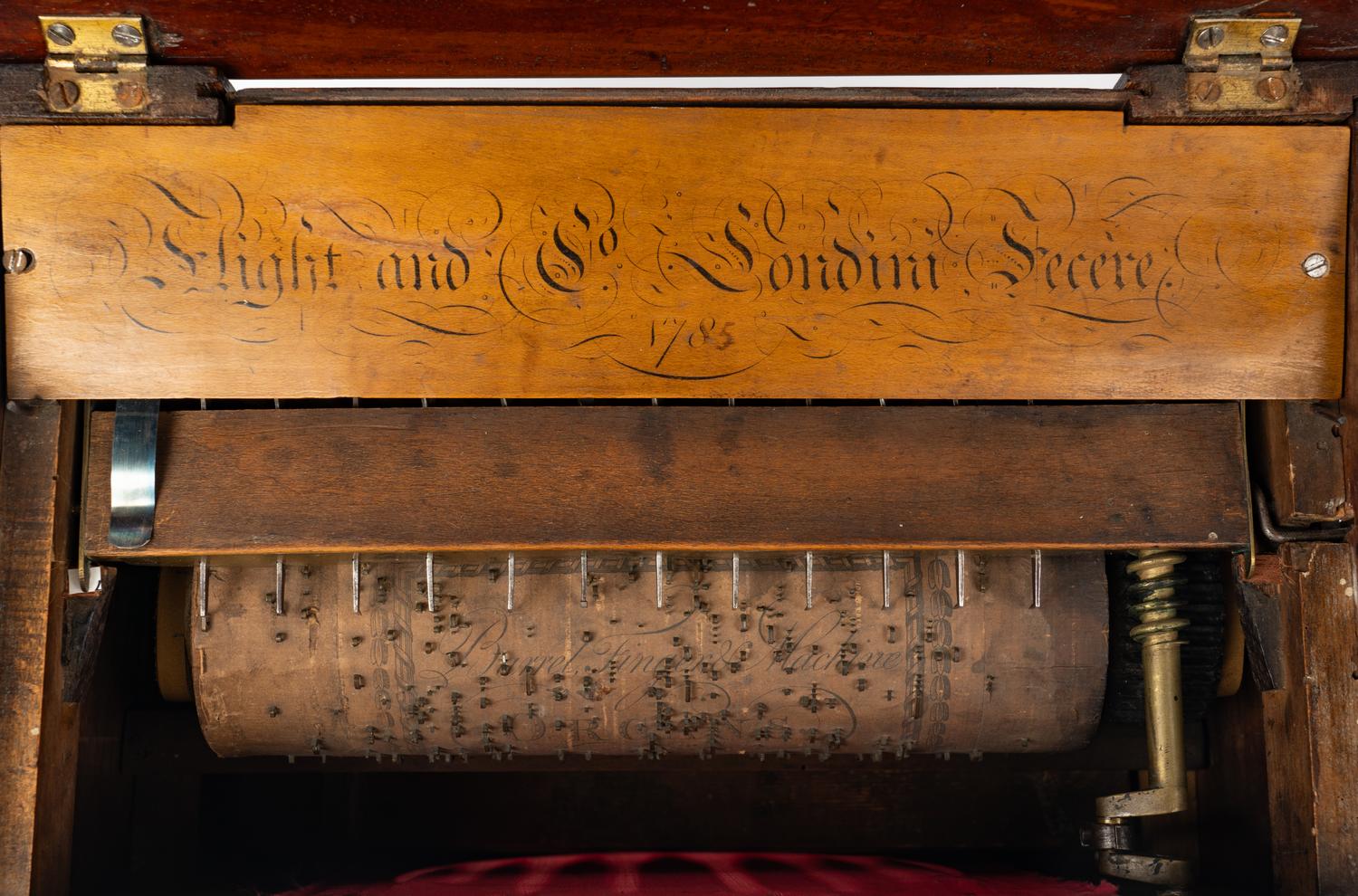 A Table Barrel Organ by Flight and Co.