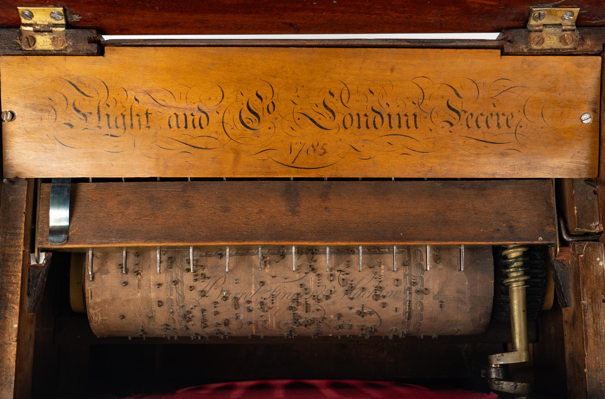 A Table Barrel Organ by Flight and Co.