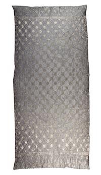 Three Egyptian Silver Decorated Assuit Scarves 57 x 89 inches.