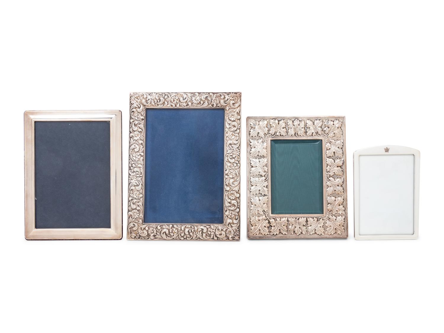 Four Silver Picture Frames