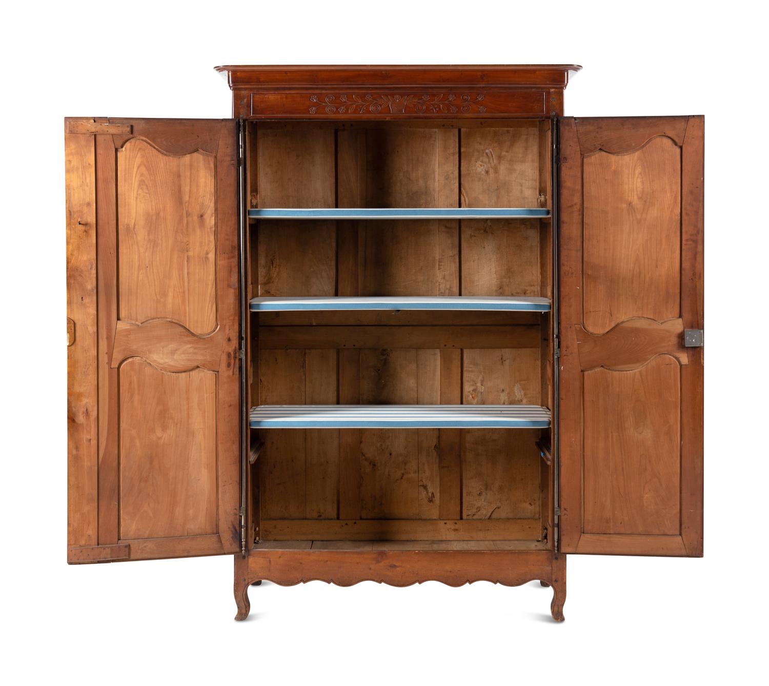 A Louis XV Provincial Walnut Armoire