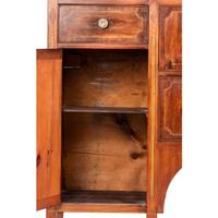 A Federal Parcel Gilt Mahogany, Holly and Ebony Breakfront Gentleman's Desk-and-Bookcase