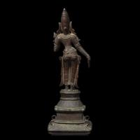 An Indian Bronze Figure of a Standing Female Deity, Budevi, 18th/19th Century or Earlier