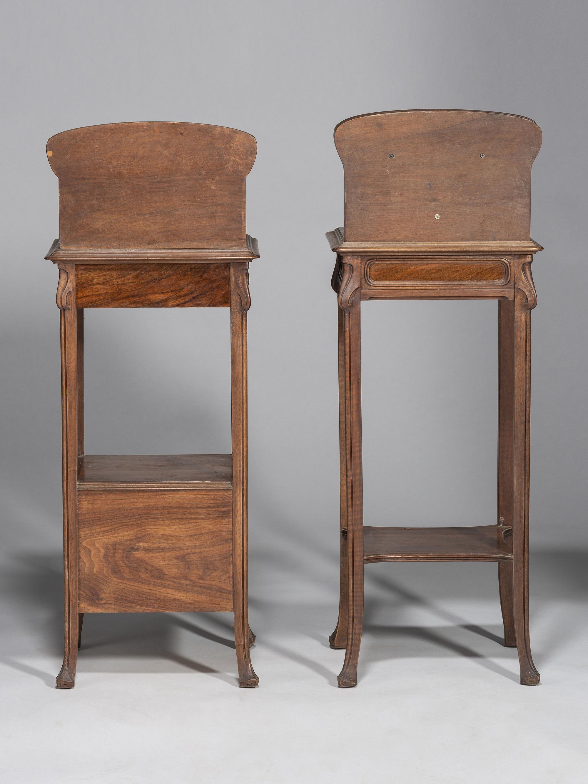 Two Pedestal Tables