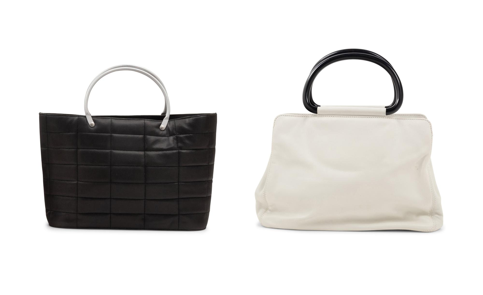 Two Chanel Bags: One Tote, One Leather, 1997-1999