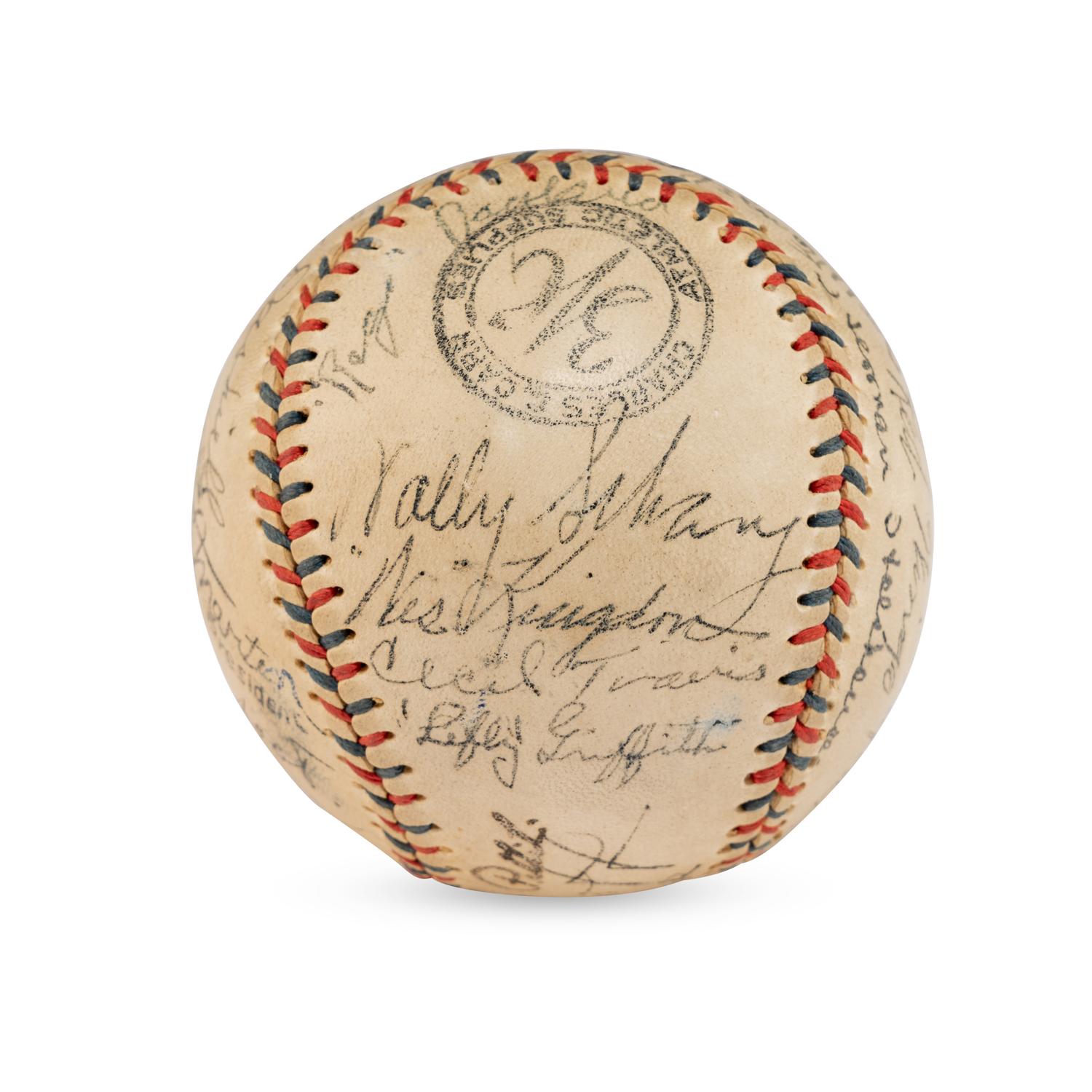 A 1931 Chattanooga Lookouts Team Signed Autograph Baseball