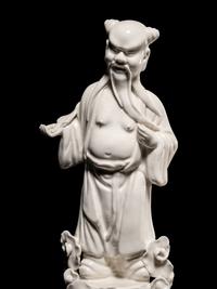 Three Blanc-de-Chine Porcelain Figures