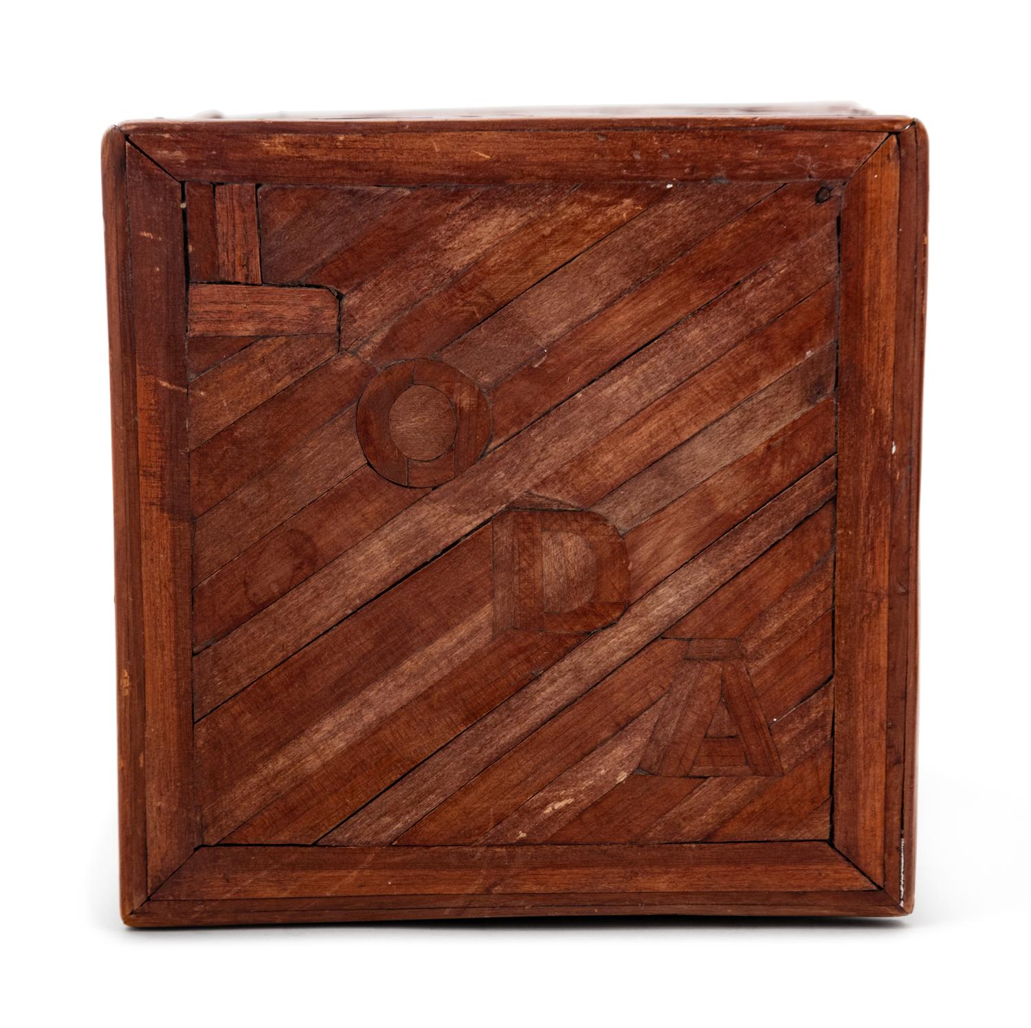 A Japanese Dressing Chest, a Tea Caddy, a Carved Box and a Continental Musical Humidor