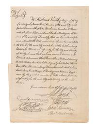 [MUSEUMS]. American Museum, Under the Patronage of the Tammany Society or Columban Order. [Process facsimile broadside, ca 1860, after New York: Thomas and James Swords, June 1791].
