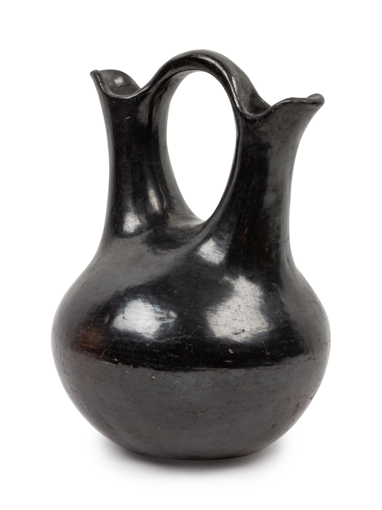 Santa Clara Blackware Wedding Vase