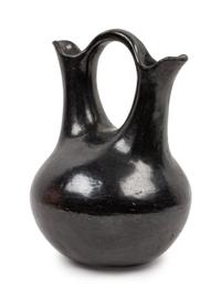 Santa Clara Blackware Wedding Vase