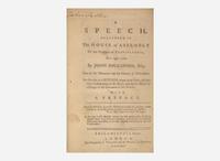 [Americana] Dickinson, John: A Speech, Delivered in the House of Assembly of the Province of Pennsylvania, May 24th, 1764
