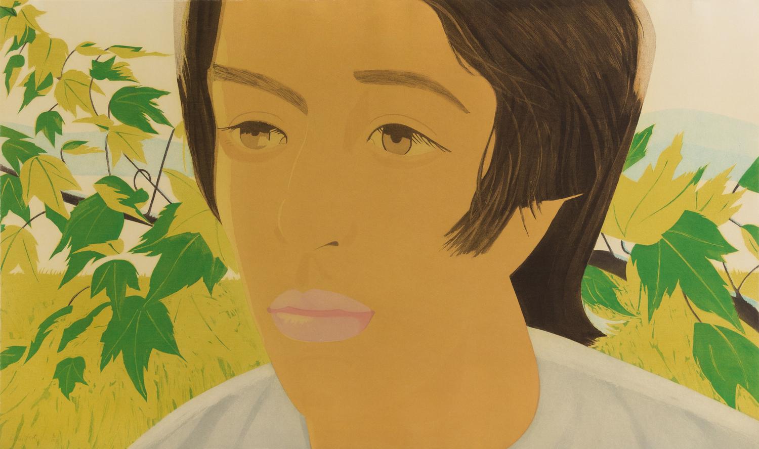 Alex Katz, (American, b. 1927), Boy with Branch I, 1975