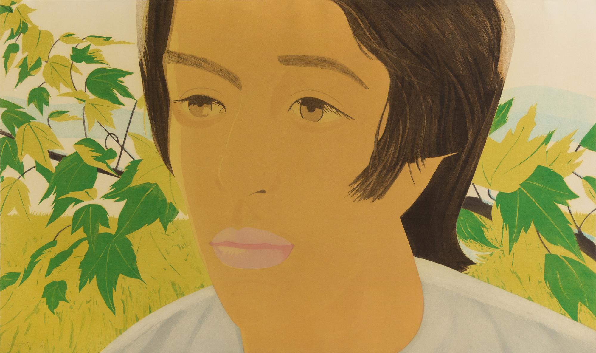 Alex Katz, (American, b. 1927), Boy with Branch I, 1975