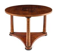 An Empire Style Walnut Center Table