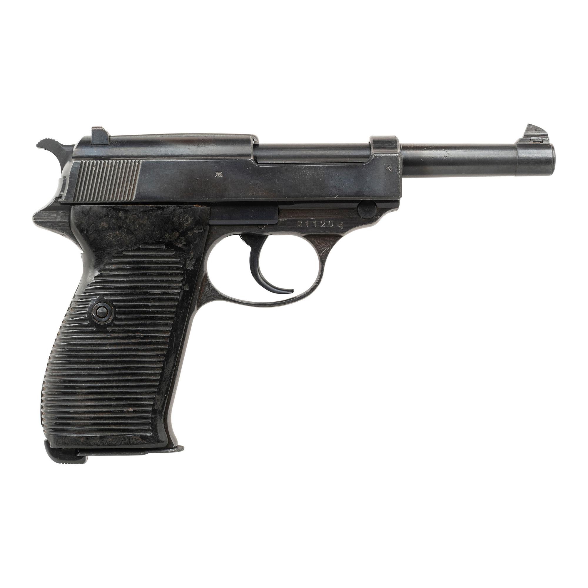 **Post-War Reworked Import Marked Pre-War Commercial Walther HP (P.38) Pistol