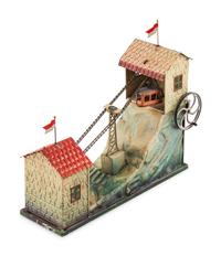 A German Hand Crank Gondola Toy