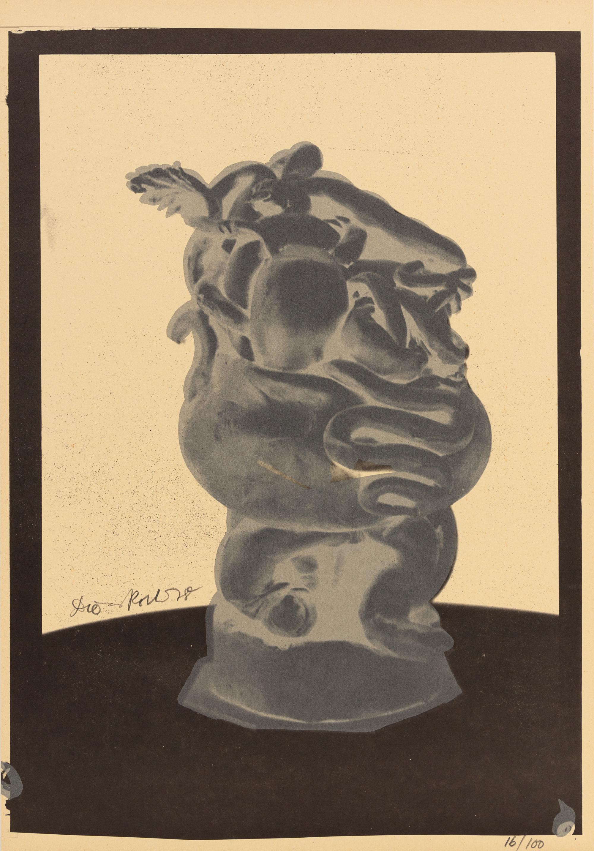 Dieter Roth, (German, 1930-1998), 2 times 5 TROPHIES, 1978, together with speedy drawing and book Seishport, Trophies; 125 Two-Handed S