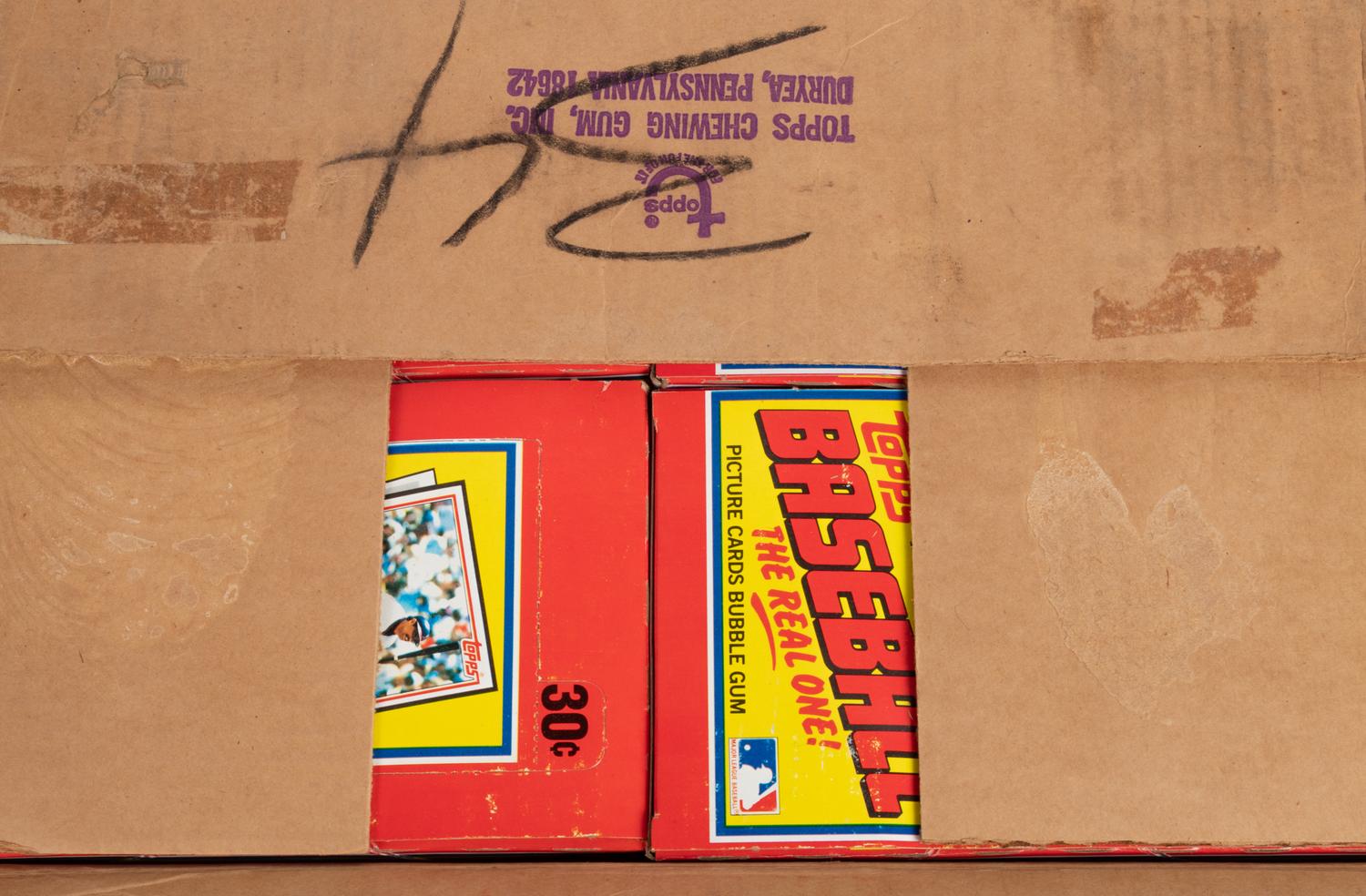 A Rare Case of 1983 Topps Michigan Test Pack Baseball Cards (20 Unopened Boxes, No. 366-83)