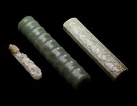 Three Chinese Jade Scholar's Objects
