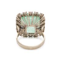 EMERALD AND DIAMOND RING