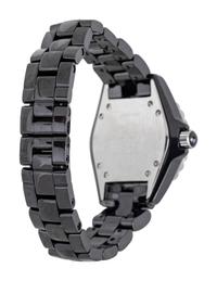 CHANEL, REF. H0949 BLACK CERAMIC, STAINLESS STEEL, AND DIAMOND 'J12' WATCH, BOX & PAPERS