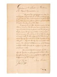 [CONTINENTAL CONGRESS]. A collection of signatures from delegates to the Continental Congress, 1764-1815, comprising:
