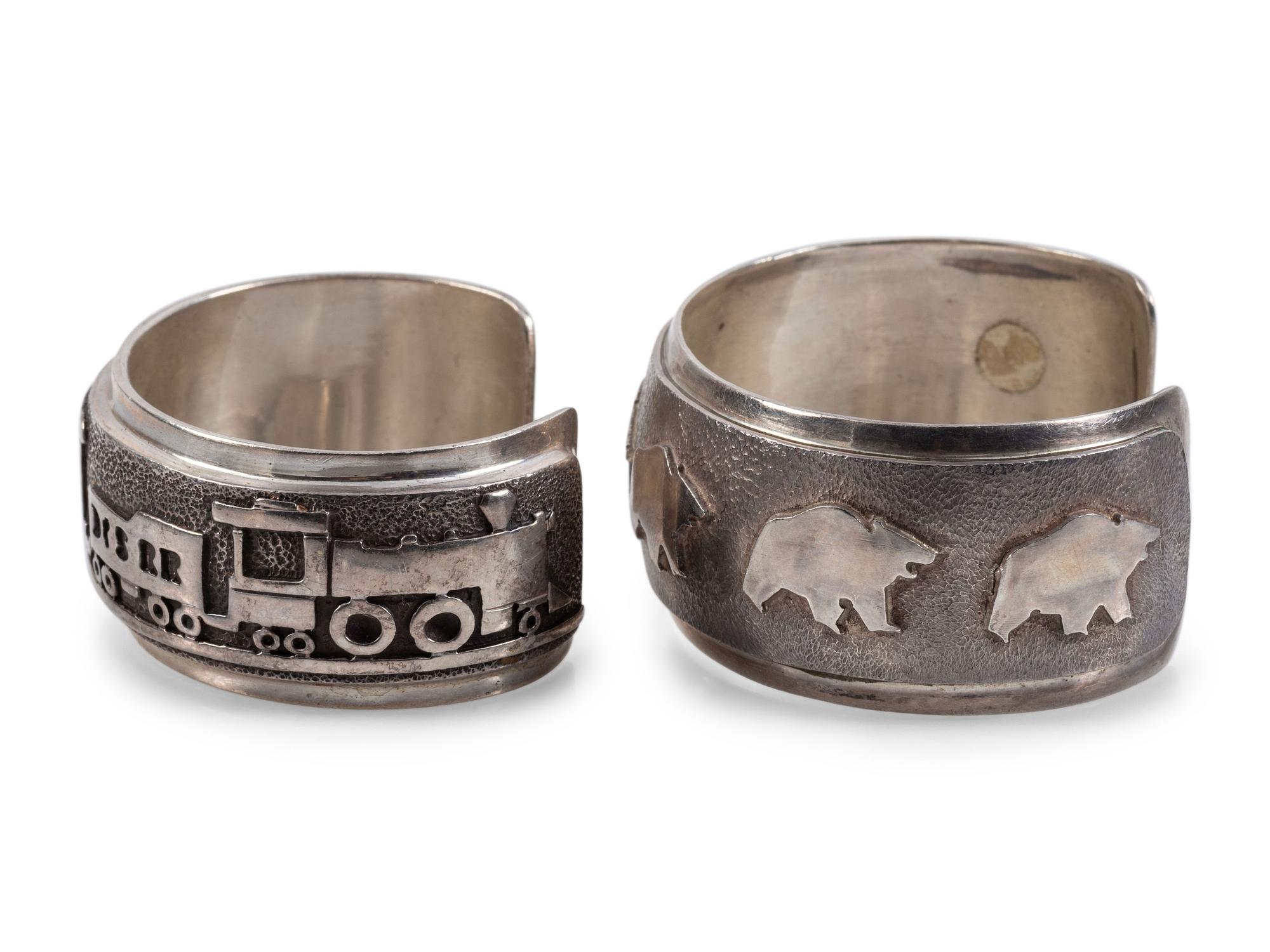 Pair of Sterling Silver Cuff Bracelets