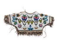Plateau Girl's Contour Beaded Hide Dress Yoke