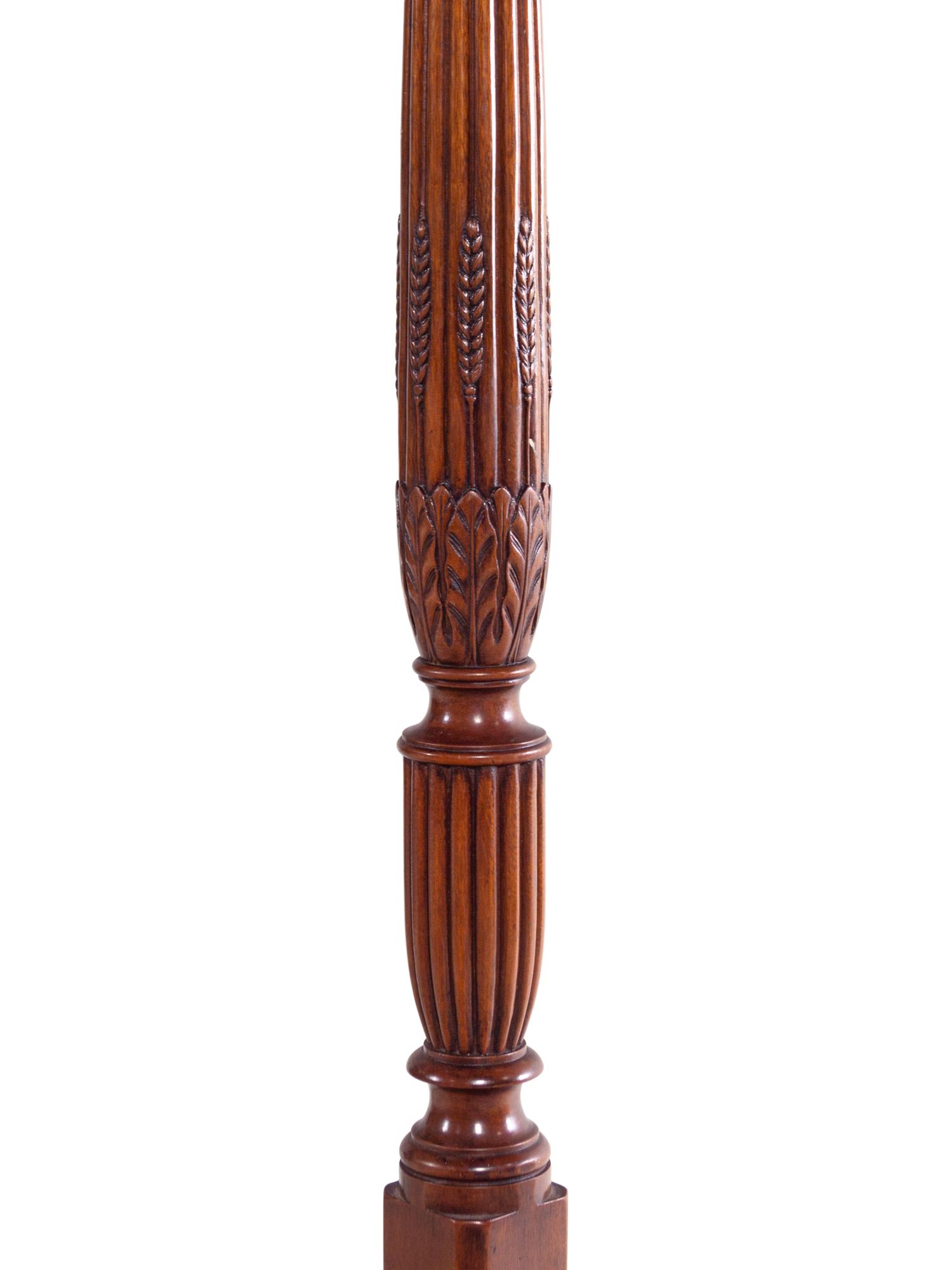 A George III Style Mahogany Poster Bed