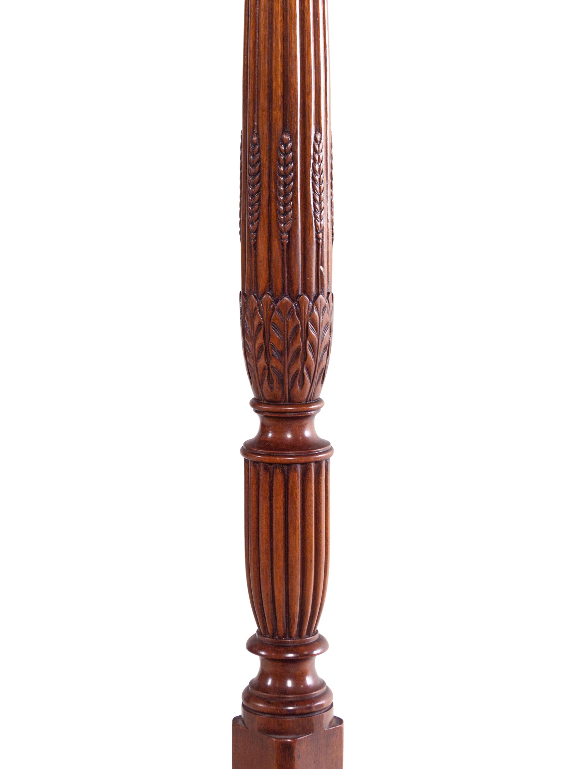 A George III Style Mahogany Poster Bed