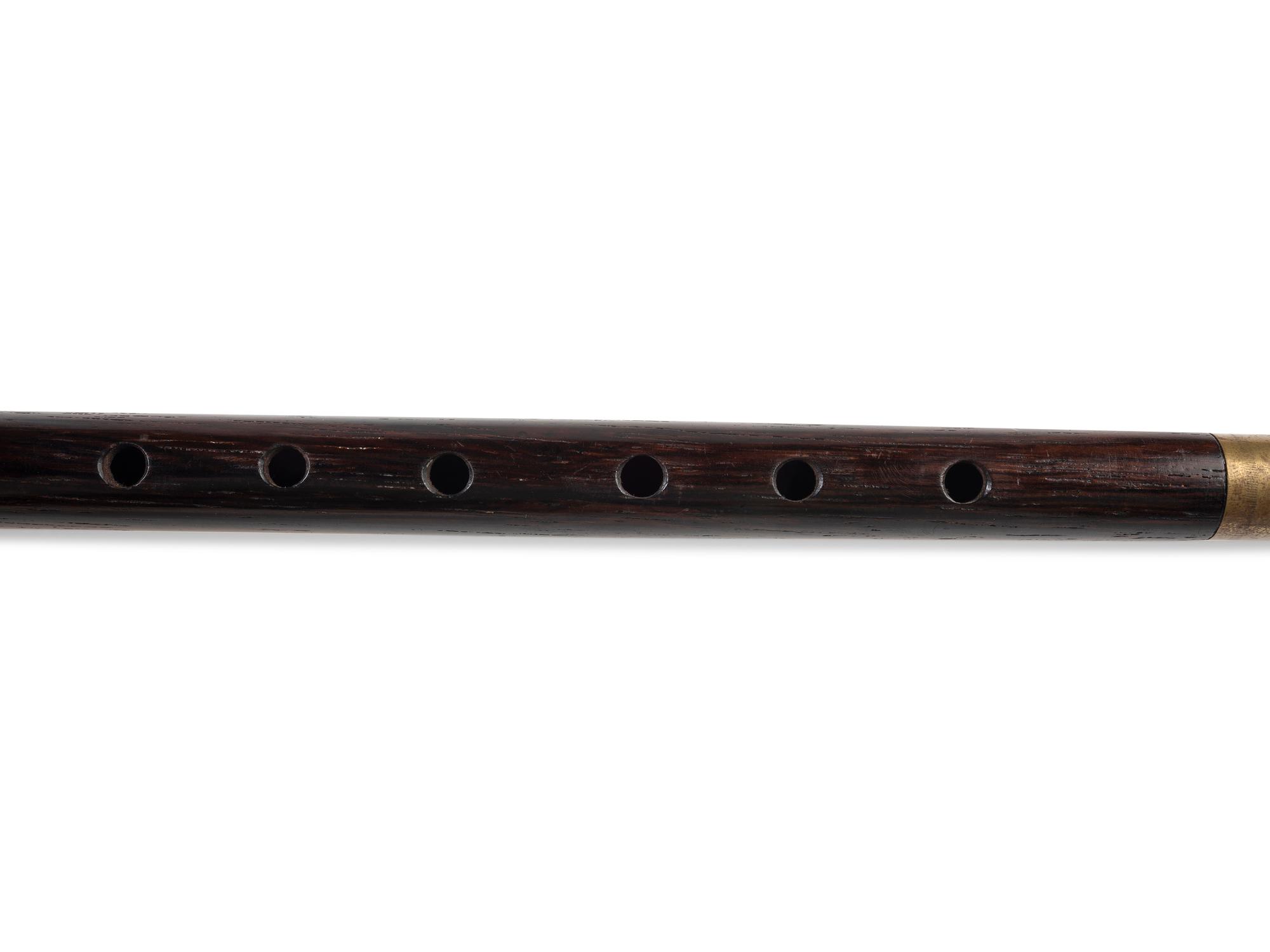 Pre-Civil War, or war-era unmarked rosewood fife.