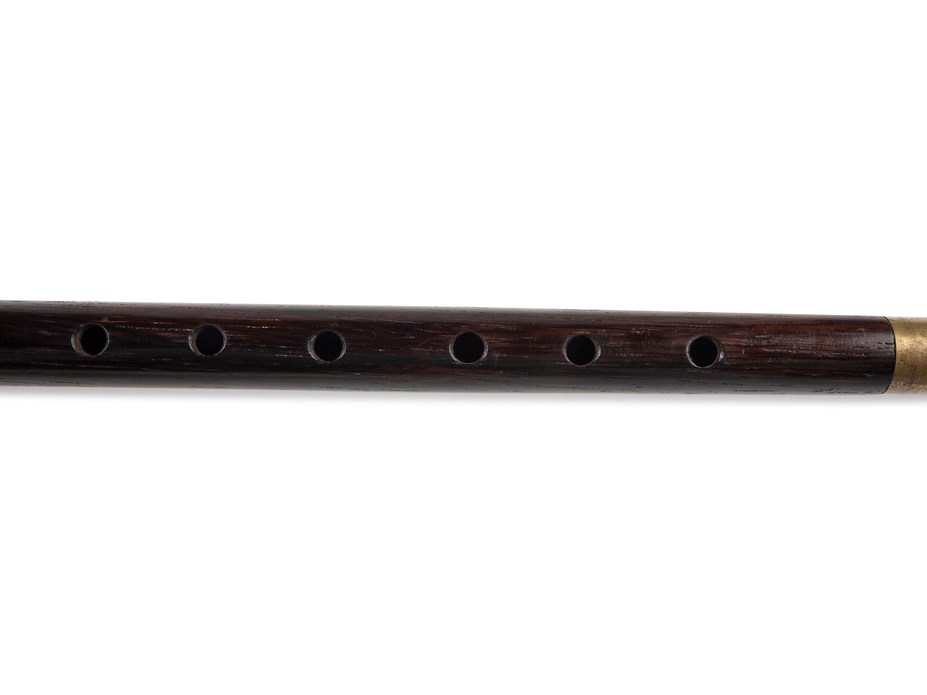 Pre-Civil War, or war-era unmarked rosewood fife.